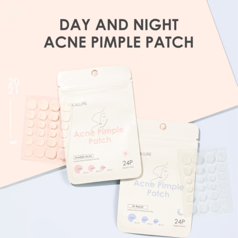 Set 24 Miếng Dán Hỗ trợ giảm mụn Chiết Xuất Tràm Trà Chăm Sóc Da FOCALLURE