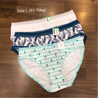 Combo 3 quần cotton size L