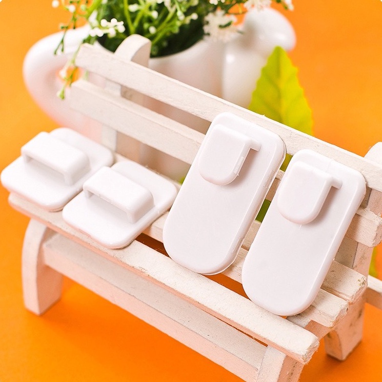 Bộ 2 Móc Treo Điều Khiển Tivi, Điều Hòa, Quạt... Dán Tường 88112 SỈ LẺ GIA DỤNG