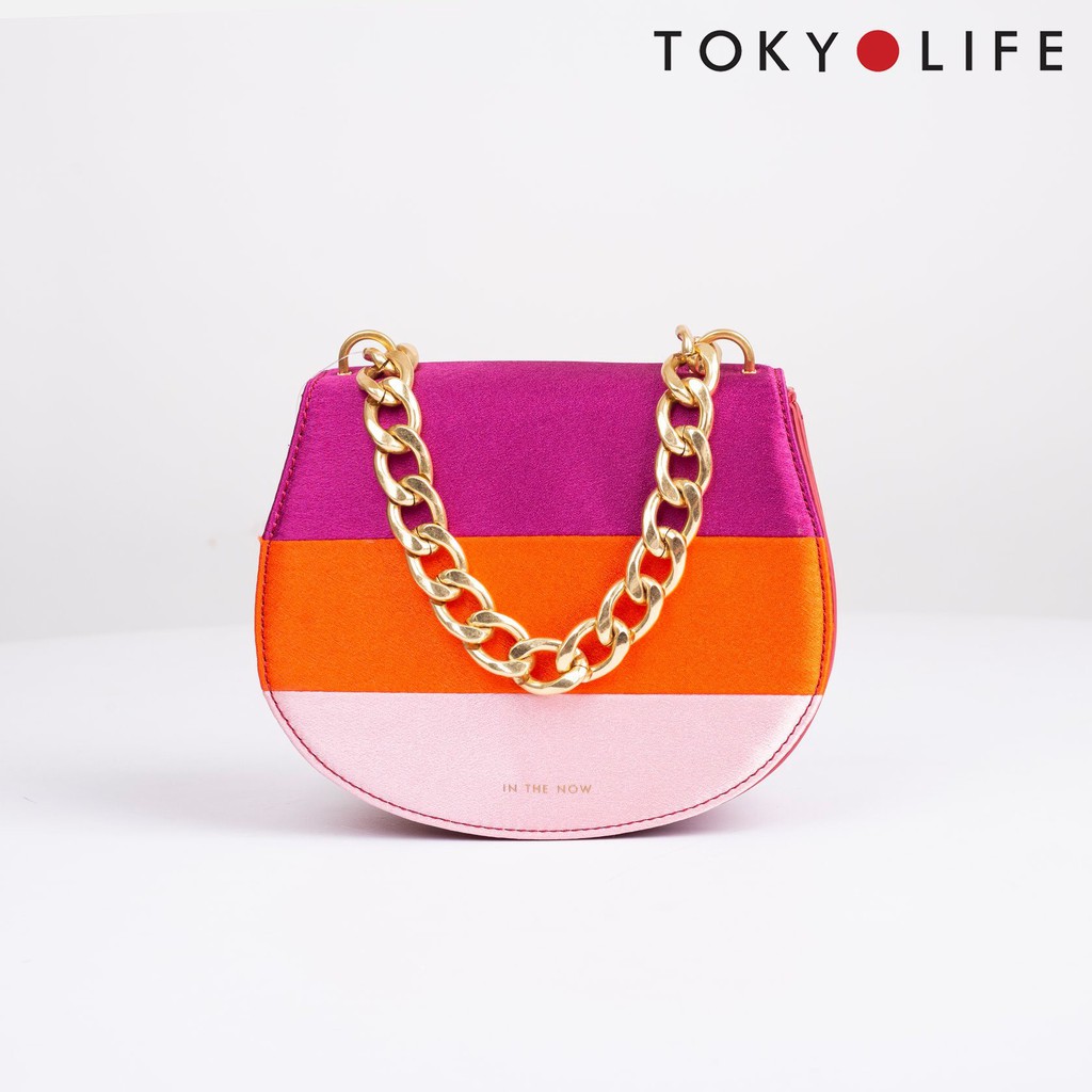 [Mã WABRSWK giảm 10% đơn 250K] Túi nữ đeo chéo TOKYOLIFE phối màu E9BAG019F