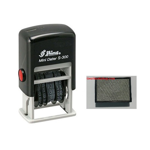 Combo Dấu ngày tháng năm Shiny Pet S300 - đóng trên nhiều chất liệu