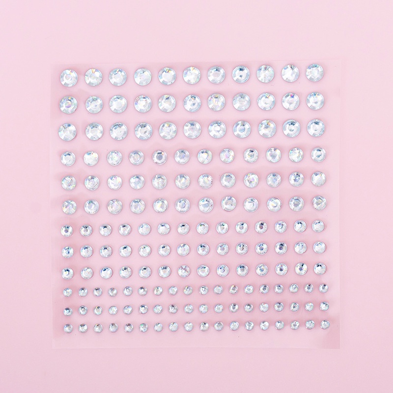 Miếng Dán Trang Trí Điện Thoại Bằng Acrylic Đính Đá Pha Lê Hình Chữ Thập Độc Đáo DIY