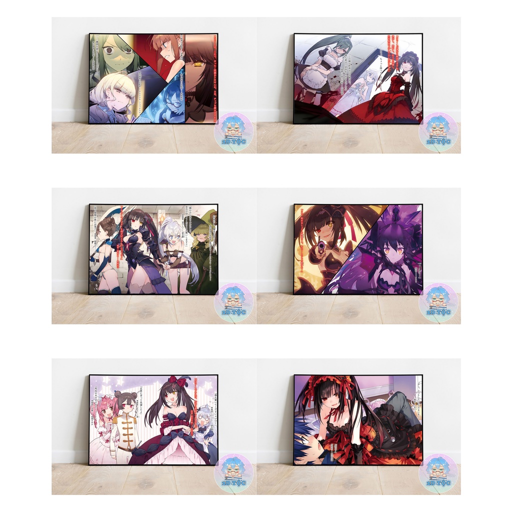 TRANH POSTER A3 TOKISAKI KURUMI (11) ANIME MANGA DATE A LIVE CHẤT LIỆU GIẤY CAO CẤP - 2D TỘC SHOP