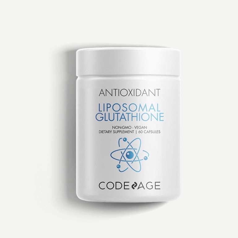 Viên uống hỗ trợ trắng da CodeAge Liposomal Glutathione 60 viên - Hẻm Cosmetic