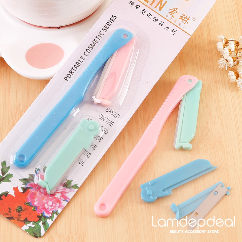 Dao cạo lông mày kèm lưỡi thay Aillin