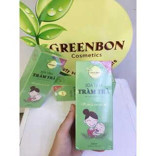 Combo sữa tắm tràm trà cho bé GREENBON