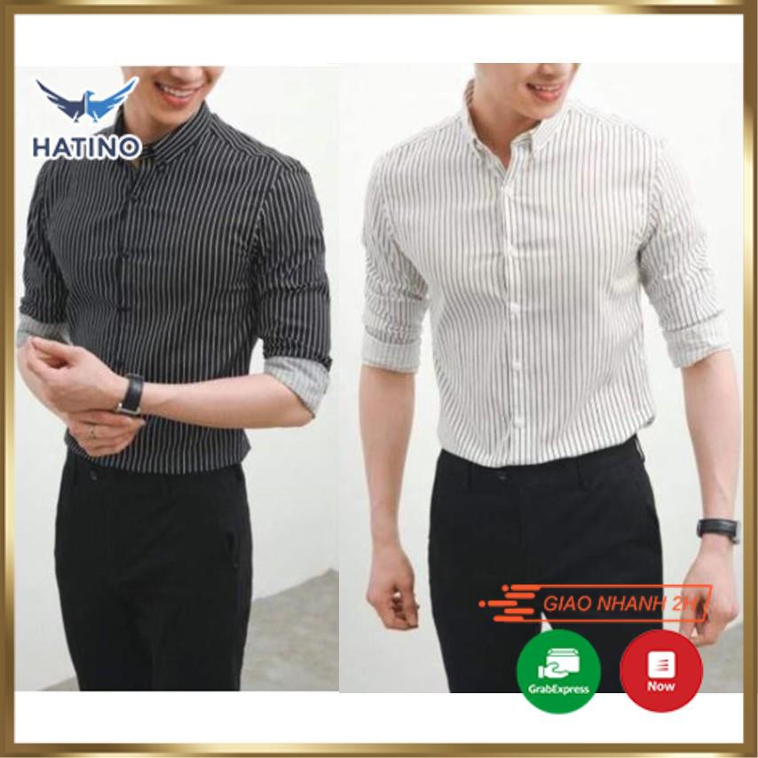 Áo sơ mi kẻ sọc nhỏ hàn quốc, dáng ôm body, phong cách trẻ trung, năng động, phù hợp mọi lứa tuổi