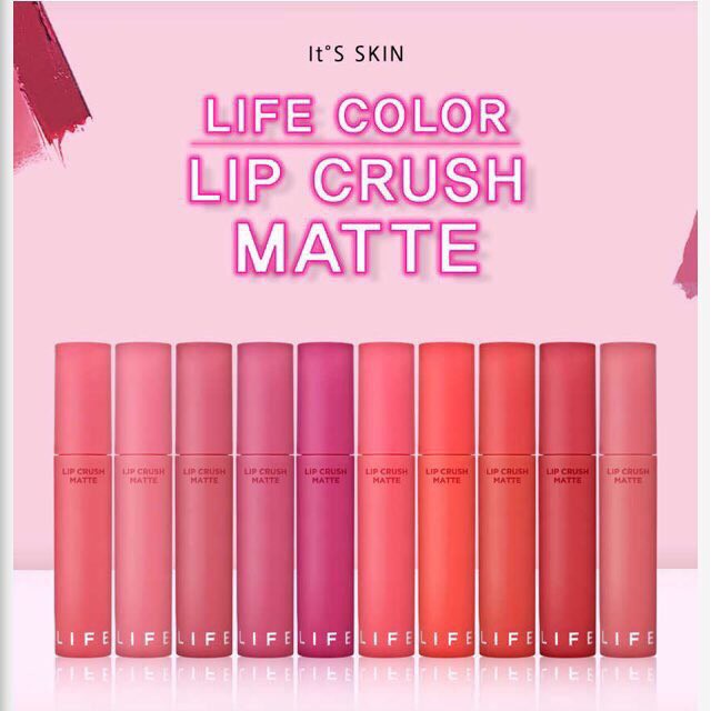 SON ITS SKIN LIFE COLOR LIP CRUSH MATTE 09