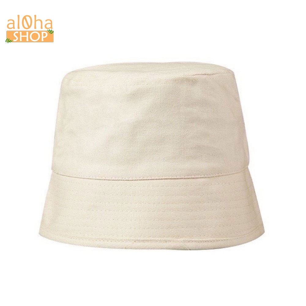 Nón bucket vành cụp trơn - mũ tai bèo Ulzzang phong cách, cá tính Unisex nam nữ - al0ha Shop