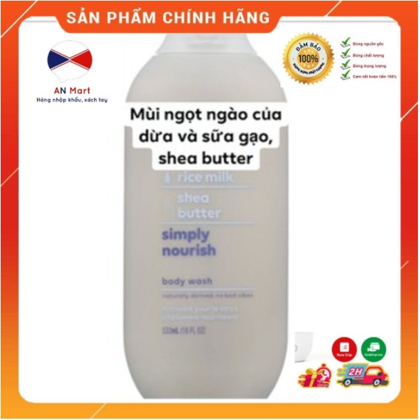 Sữa Tắm organic Method Body Wash Mùi Hương cả Nữ và Nam 532ml Chuẩn Hàng Úc 100% từ thiên nhiên