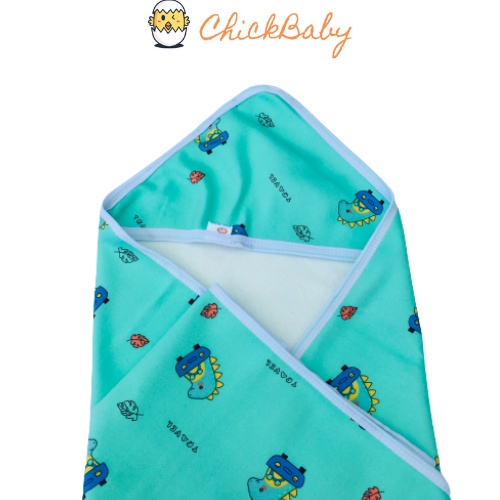 Chăn choàng ủ cho bé 60x50cm Cotton 100% thoáng mát, thấm hút mồ hôi, không ngấn đầu - ChickBabyShop