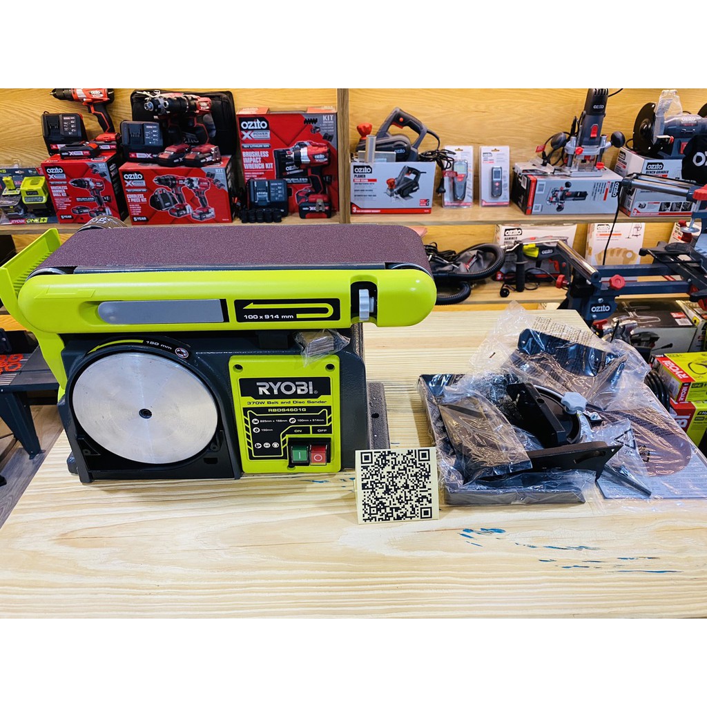 MÁY CHÀ NHÁM BÀN ĐAI VÀ ĐĨA RYOBI RBDS4601G HÀNG MỚI 100%