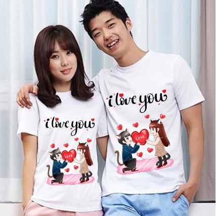 Áo đôi tình yêu I LOVE YOU - Trao cả trái tim cho người ấy