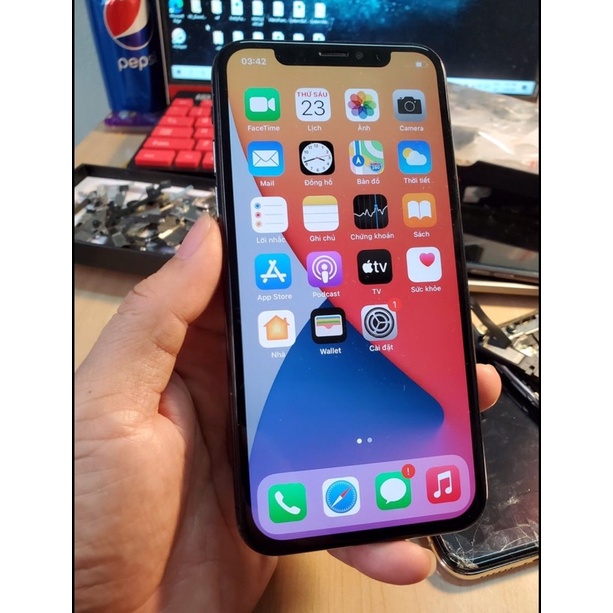 IPHONE X QUỐC TẾ BYPASS NGHE GỌI VÀ CHƠI GAME FULLBOX FACE ID ZIN 95% hỗ trợ cho học sinh sinh viên học tập và chơi game