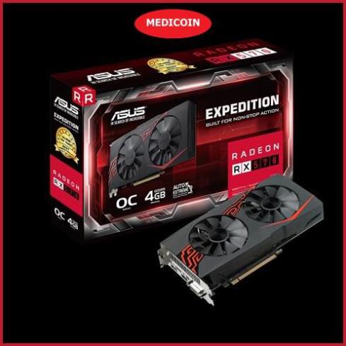 [ MediCoin ] - VGA Asus RX570 4G D5 Expedition  2 Fan - BH 5 năm | BigBuy360 - bigbuy360.vn