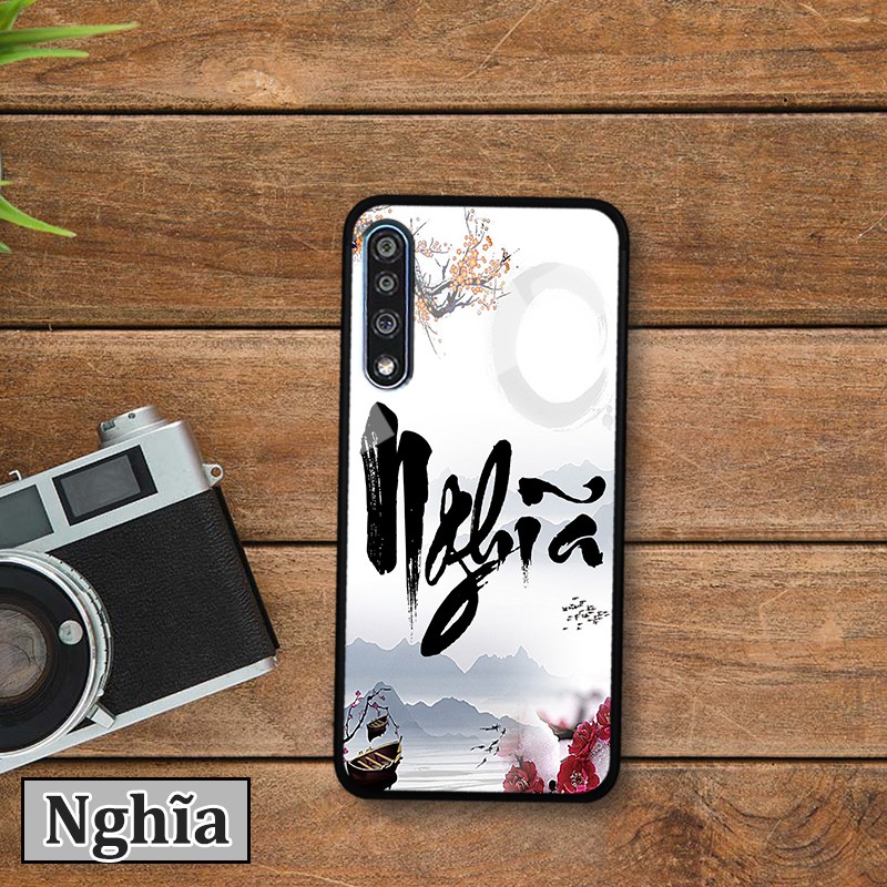Ốp lưng kính 3D Vsmart Live- chữ thư pháp ý nghĩa