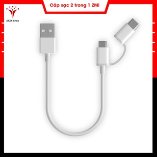 Cáp sạc 2 trong 1 Type-C và Micro ZMI AL511 (30cm)/ AL501 (1M)