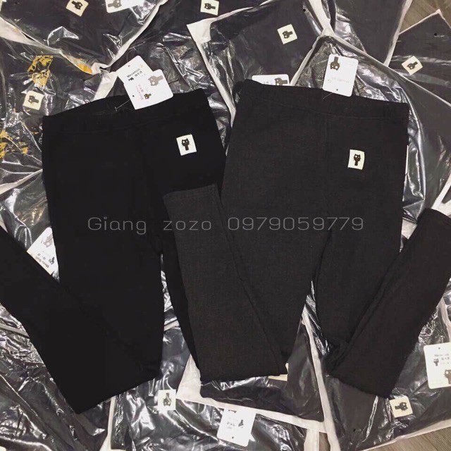 Quần legging nữ mèo lót lông giữ nhiệt siêu ấm, chất siêu đẹp