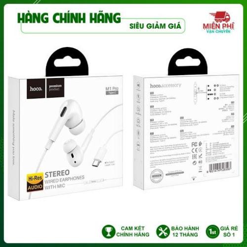 [Xả Hàng – FreeShip toàn quốc] TAI NGHE ĐIỆN THOẠI TYPE C HOCO M1 | Nhạc Hay - Giá Tốt | Bảo Hành 1 Đổi 1 15002