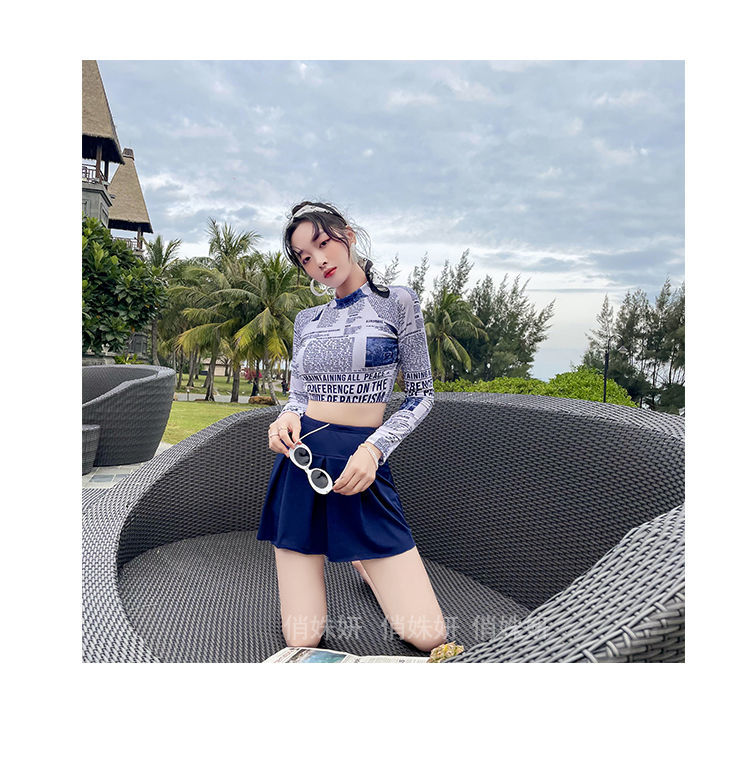 Bộ Đồ Bơi Dài Tay Eo Cao Thời Trang Mùa Xuân 2021 | BigBuy360 - bigbuy360.vn