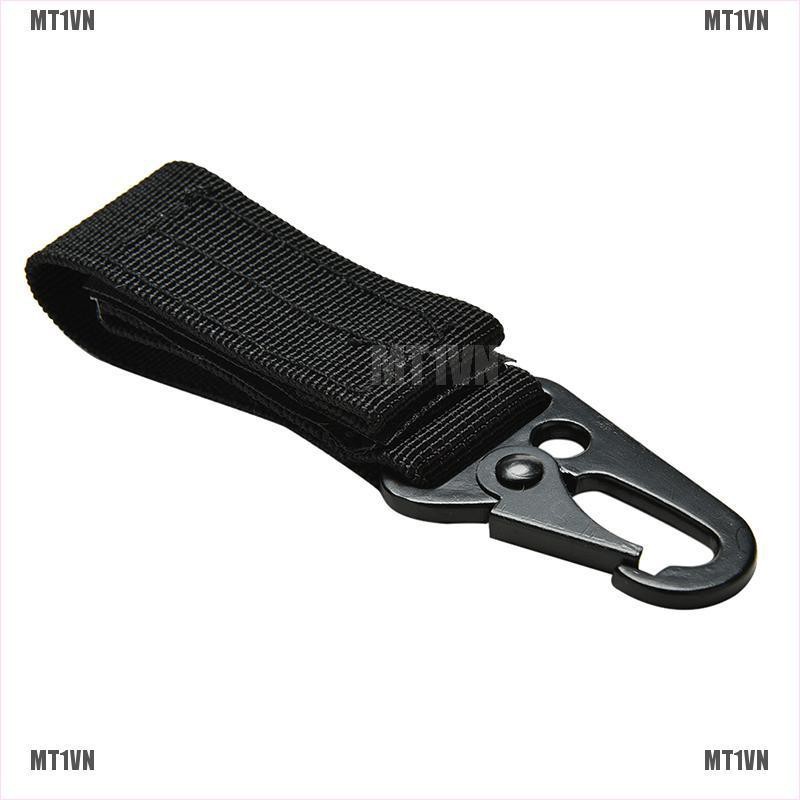 Móc khóa treo Carabiner sợi nylon phong cách quân đội