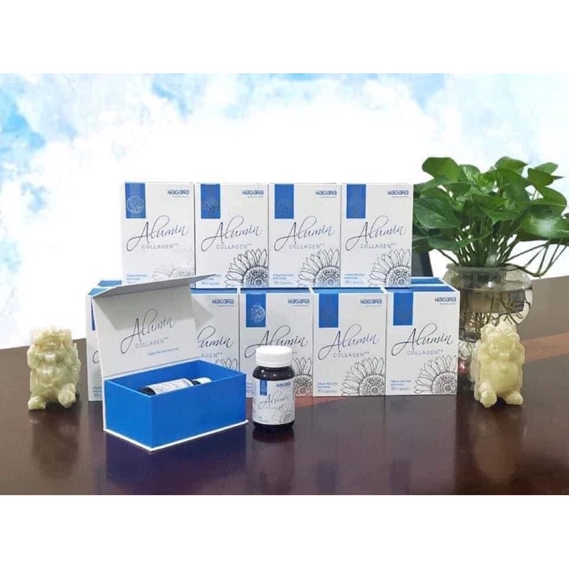 Alumin collagen  hộp 30 viên - hỗ trợ tăng cường nội tiết tố nữ