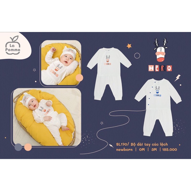 Bộ dài lapomme bamboo mẫu hero