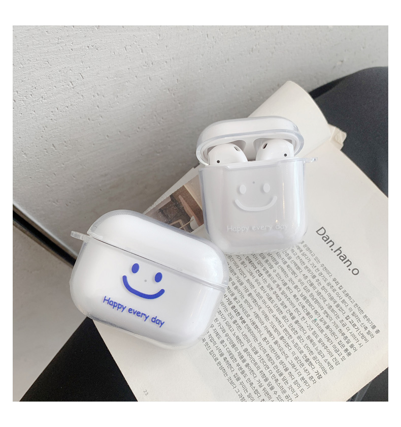 Bảo Vệ Vỏ Bảo Vệ Hộp Đựng Tai Nghe Airpods Hình Mặt Cười Sáng Tạo