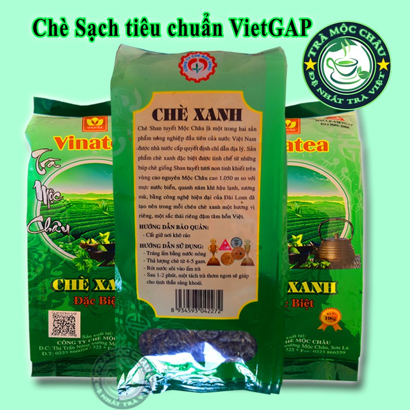 Chè Xanh Mộc Châu Đặc Biệt 100g - Chè sạch VietGAP - Trà Mộc Châu Đặc Sản | BigBuy360 - bigbuy360.vn
