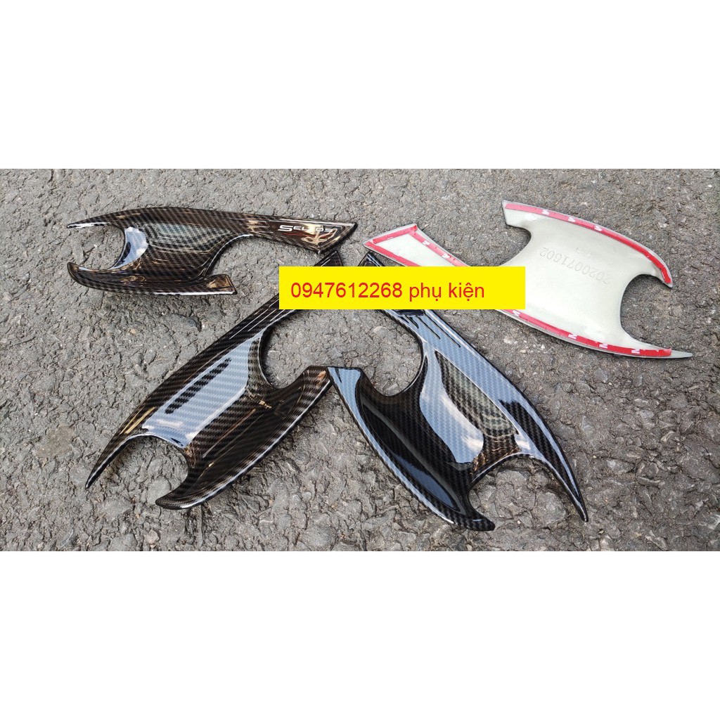 Ốp Hõm Cửa Xe Kia Seltos 2020 Mẫu Carbon - hàng cao cấp