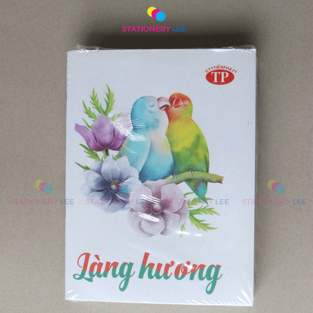 Tập Vở học Sinh Làng Hương - Tiến Phát 96 Trang ĐL 52gsm (lốc 10 quyển)