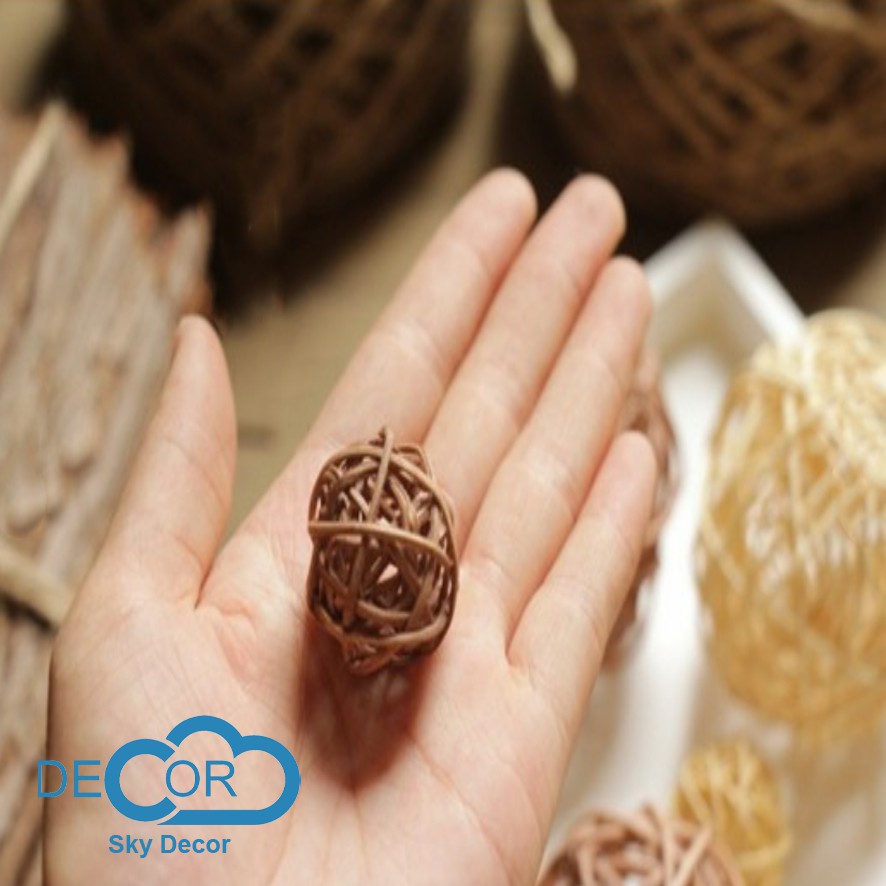 QUẢ CẦU MÂY TRANG TRÍ NHÀ CỬA, ĐẠO CỤ CHỤP ẢNH SẢN PHẨM - Sky Decor
