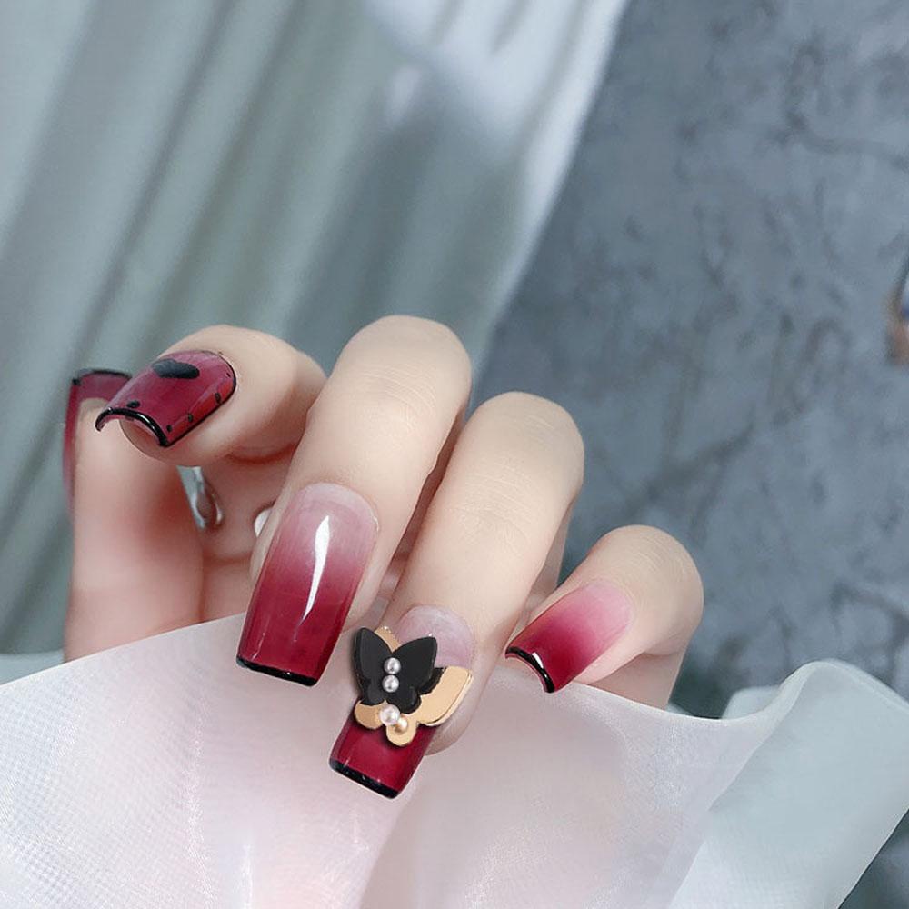 Phụ Kiện Trang Trí Móng Nghệ Thuật Hình Trái Tim 3D Bằng Hợp Kim Xinh Xắn