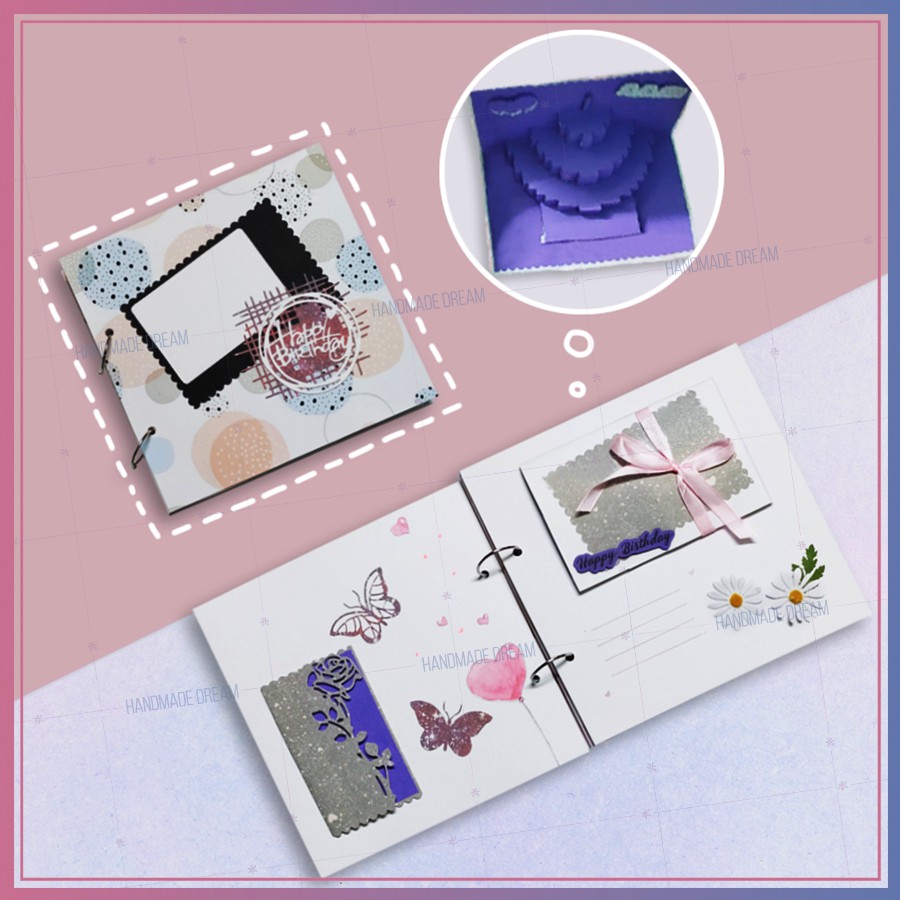 Scrapbook - Sổ Dán Ảnh - Quà Tặng Sinh Nhật Ý Nghĩa