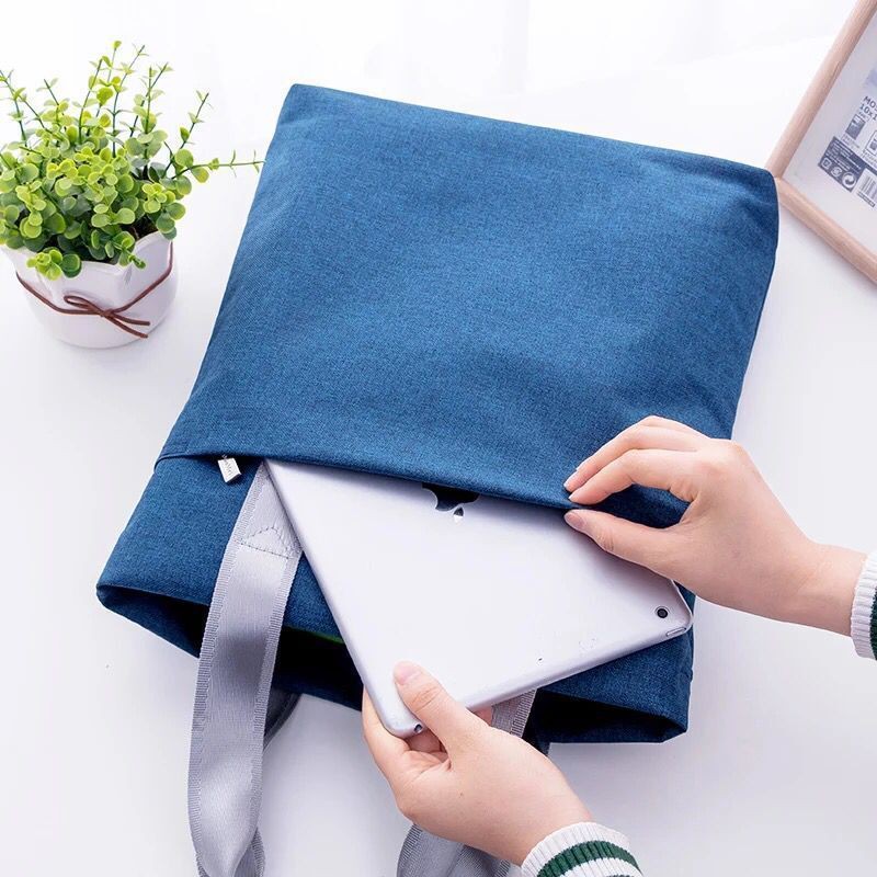 Túi vẽ vải cho những người rảnh rỗi nam và phụ nữ xách tay chính thức tài liệu A4 đựng giấy máy tính | BigBuy360 - bigbuy360.vn