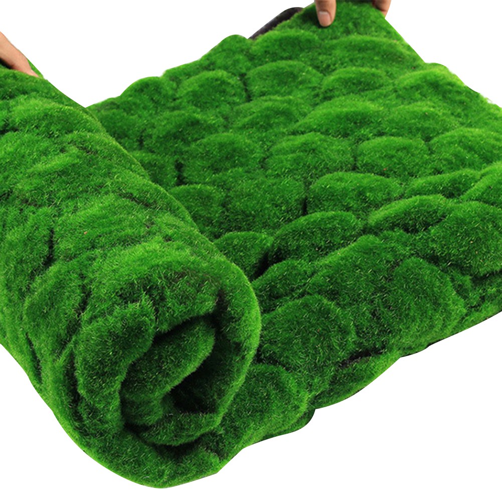 Thảm rêu kích thước 1m * 1m dùng trang trí nội thất mùa noel DIY tiện dụng