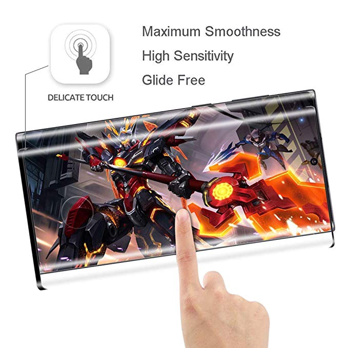 Set miếng dán cường lực 6D màn hình + miếng dán len chuyên dụng cho điện thoại Samsung Galaxy Note 10/ Plus S10 Plus