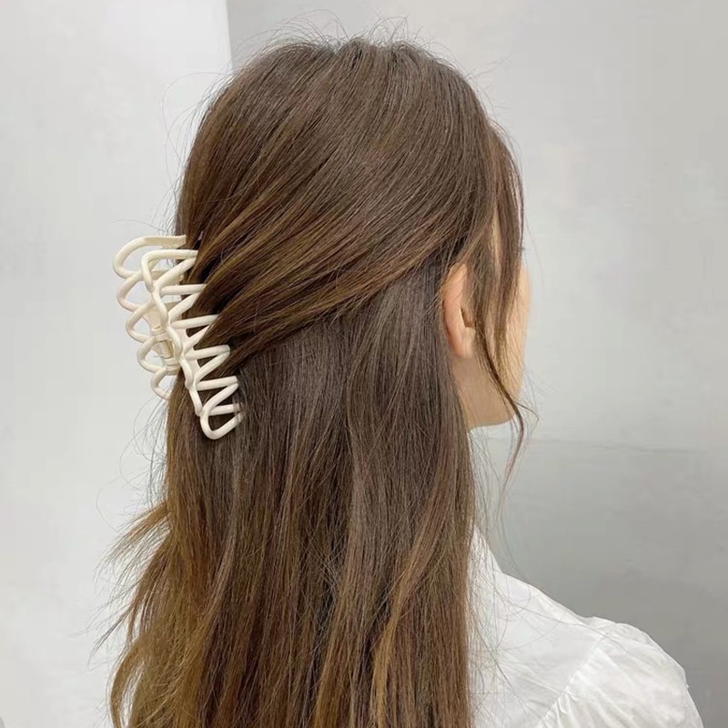 Kẹp tóc dạng tổ chim bằng nhựa acrylic cỡ lớn thời trang