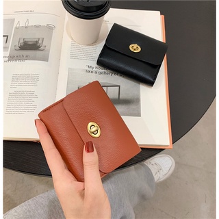 Ví Da Nữ Dáng Ngắn Phong Cách Retro