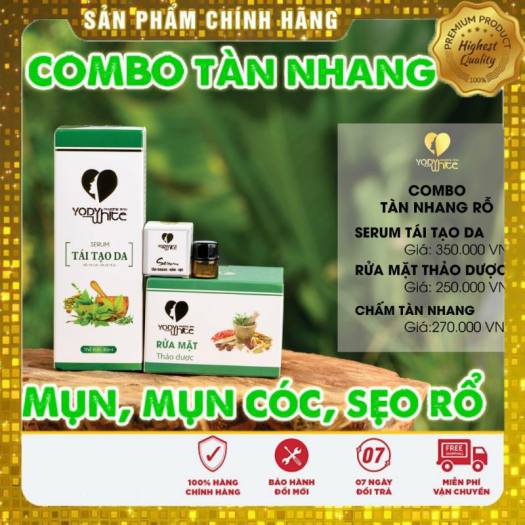 Combo Tái Tạo Da và Bột Rửa Mặt Yody White Phương Anh