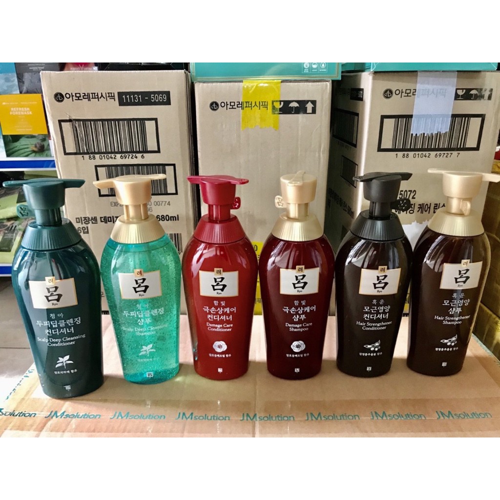 Sét Dầu gội, xả Ryo Hàn Quốc 500ml