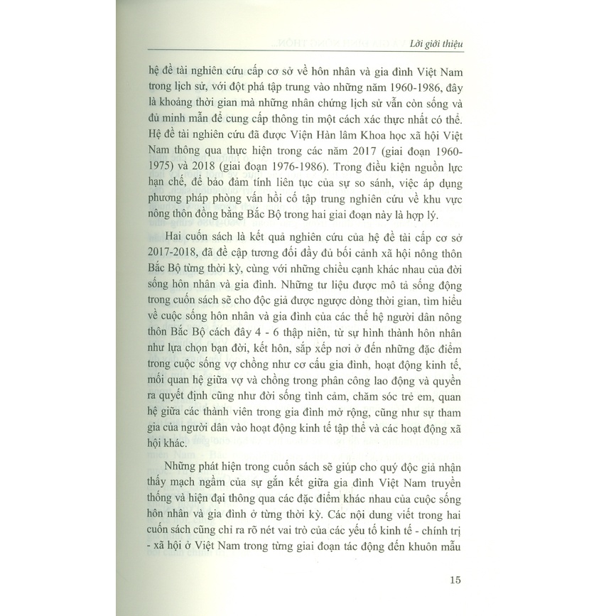 Sách - Hôn Nhân Và Gia Đình Nông Thôn Đồng Bằng Bắc Bộ Giai Đoạn 1976 - 1986