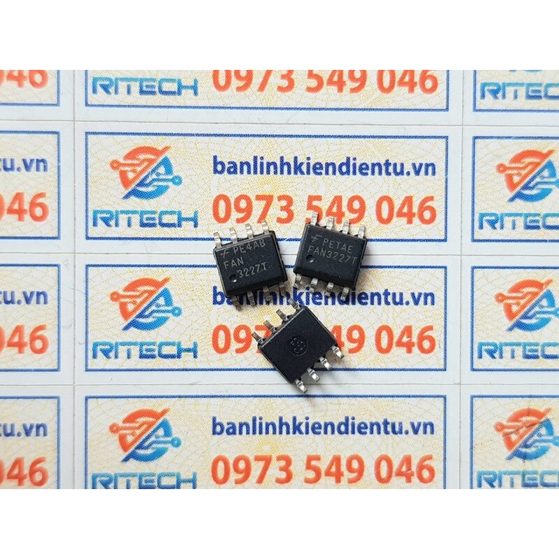 [Combo 5 chiếc] FAN3227T 3227T IC điều khiển kép 2A SOP-8