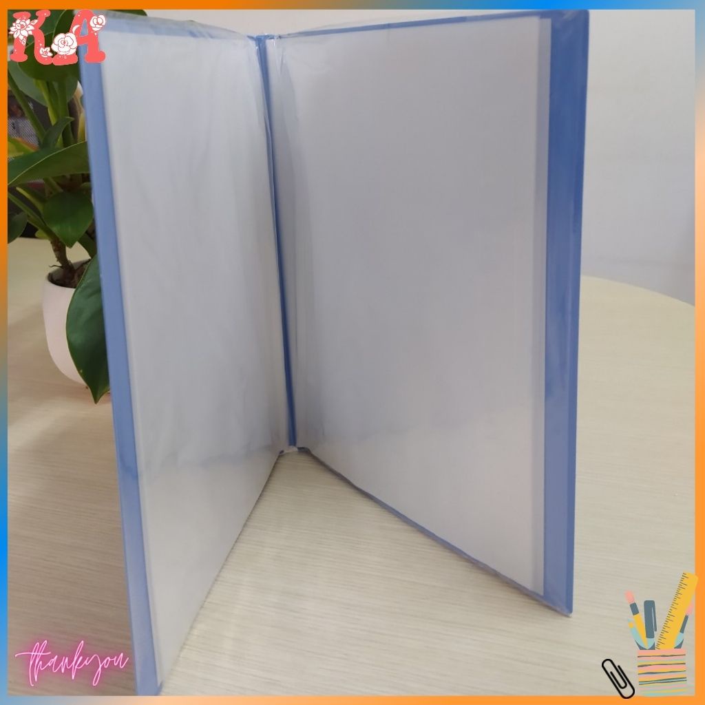 File đựng tài liệu A4 Double A 20 lá màu xanh, đỏ