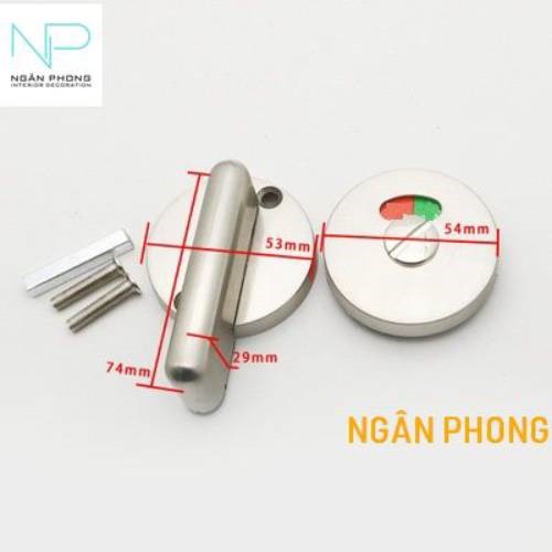 KHÓA NHÀ VỆ SINH INOX 201