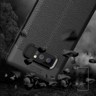 Ốp lưng Samsung Galaxy Note 8 vân da cao cấp Auto Focus