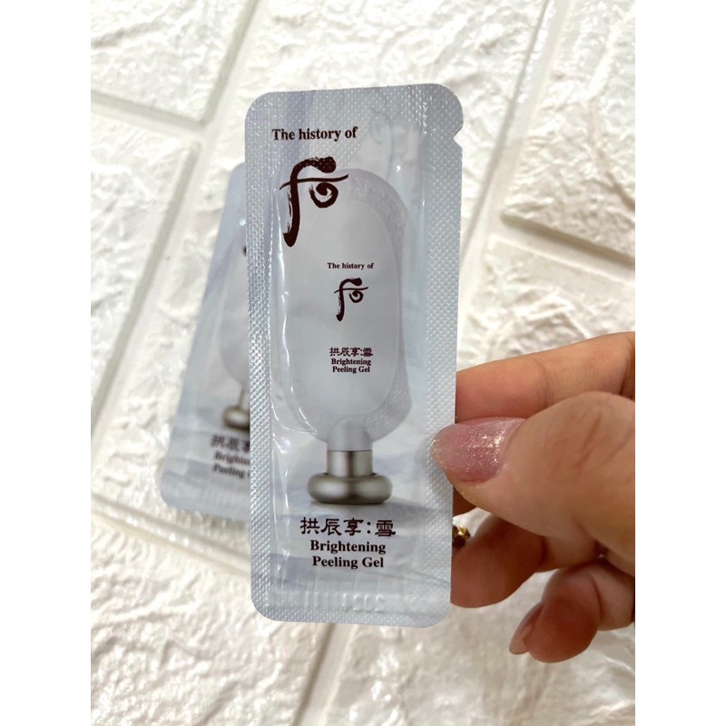 Combo 10 gói tẩy da chết Whoo trắng, giúp làm sạch da, làm trắng da hiệu quả | BigBuy360 - bigbuy360.vn