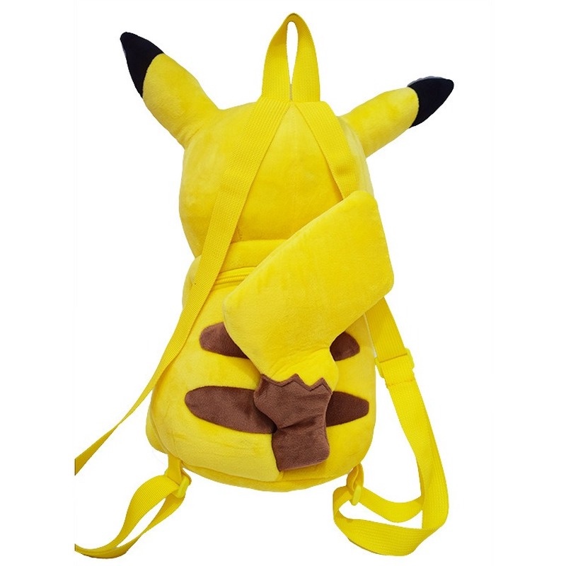 Balo Đi Học Hình Pikachu Nhồi Bông Dễ Thương Cho Bé