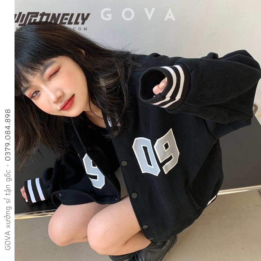 Áo bomber dù H909 nam nữ form rộng Unisex 2 lớp Chống Nắng ulzzang GOVA