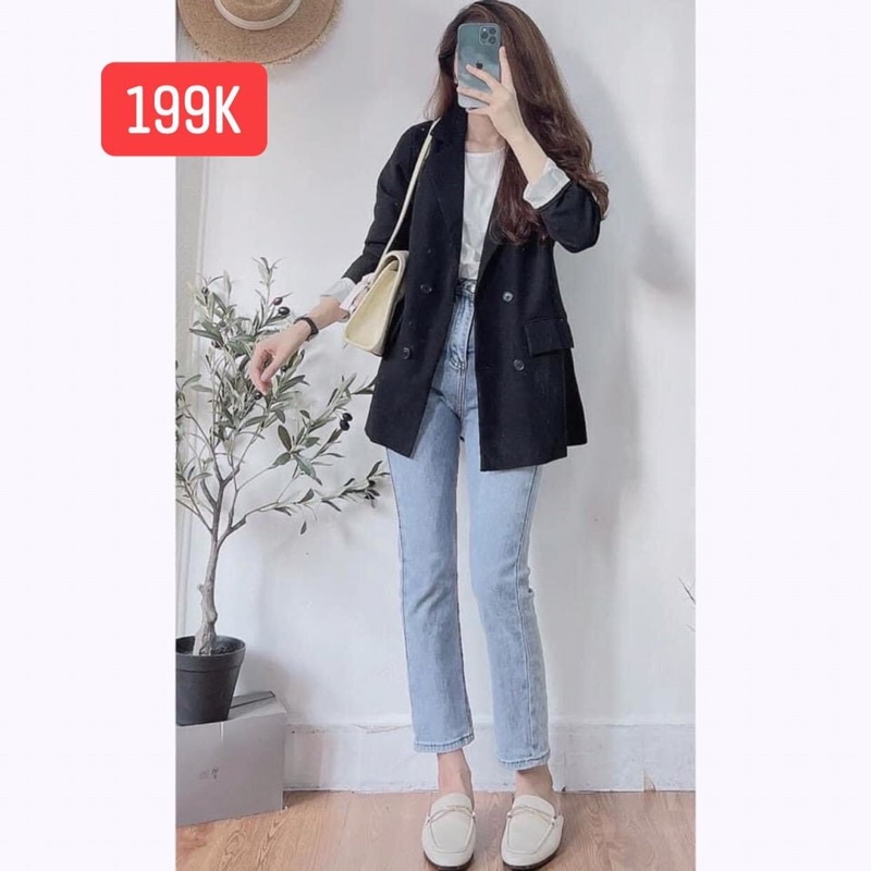 Áo blazer phong cách Hàn Quốc trẻ trung năng động